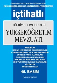 Yükseköğretim Mevzuatı Mayıs 2024
