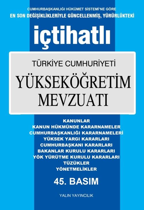 Yükseköğretim Mevzuatı Mayıs 2024