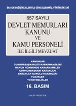657 Sayılı Devlet Memurları Kanunu Ve Kamu Personeli İle İlgili Mevzuat Mayıs 2024