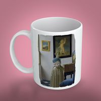 Kupa - Ressamlar - Johannes Vermeer - A Young Woman Standing At A Virginal 1670-1672