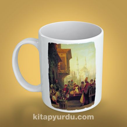 Kupa - Ressamlar - Ivan Ayvazovski - Coffee House By The Ortaköy Mosque 1846