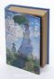 Kitap Şeklinde Ahşap Hediye Kutu - Ressamlar - Claude Monet - Woman With A Parasol 1875