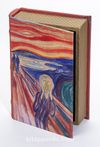 Kitap Şeklinde Ahşap Hediye Kutu - Ressamlar - Edvard Munch - The Scream 1893