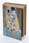 Kitap Şeklinde Ahşap Hediye Kutu - Ressamlar - Gustav Klimt - The Kiss 1908-1909