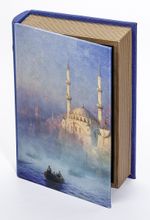Kitap Şeklinde Ahşap Hediye Kutu - Ressamlar - Ivan Ayvazovski - Tophane Nusretiye Mosque 1884	