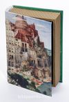 Kitap Şeklinde Ahşap Hediye Kutu - Ressamlar - Pieter Brueghel - The Tower Of Babel 1563