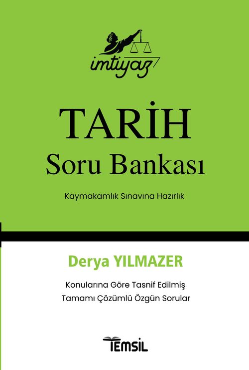 İmtiyaz Tarih Soru Bankası Kaymakamlık Sınavına Özel