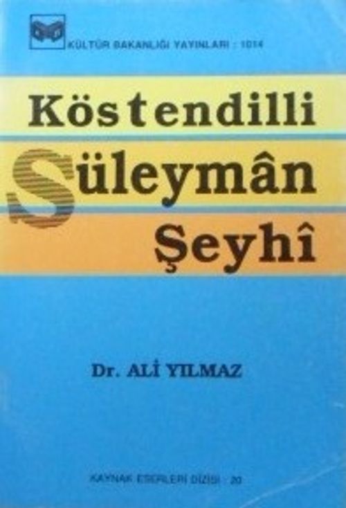 Köstendilli Süleyman Şeyhi (1-G-40)
