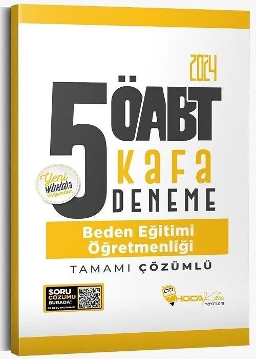 2024 ÖABT Beden Eğitimi Öğretmenliği 5 Kafa Deneme Çözümlü 
