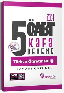 2024 ÖABT Türkçe Öğretmenliği 5 Kafa Deneme Çözümlü