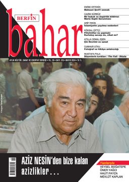 Berfin Bahar Aylık Kültür Sanat ve Edebiyat Dergisi Sayı:315 Mayıs 2024