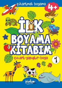 Çıkartmalı İlk Boyama Kitabım 4+ Yaş -1
