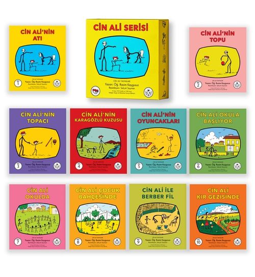 Cin Ali Serisi Kutulu Set (10 Takım Kitap)