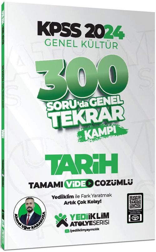 2024 KPSS Genel Kültür Tarih 300 Soruda Tamamı Video Çözümlü Genel Tekrar Kampı