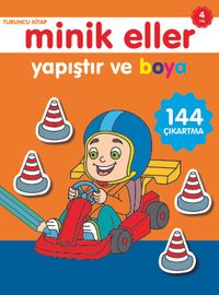 Yapıştır ve Boya / Minik Eller Turuncu Kitap (4 Yaş)