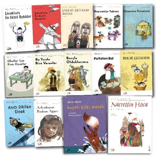 Aziz Nesin'in Çocuk Kitapları Seti  (14 Kitap)