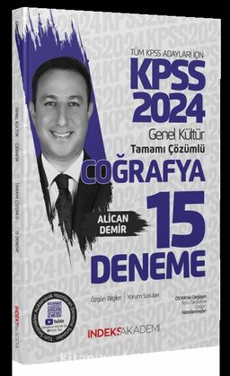 2024 KPSS Coğrafya 15 Deneme Çözümlü 