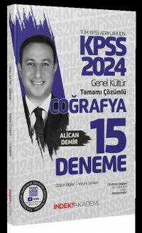 2024 KPSS Coğrafya 15 Deneme Çözümlü 