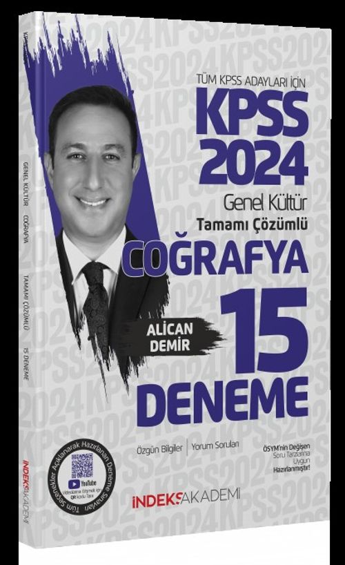 2024 KPSS Coğrafya 15 Deneme Çözümlü 