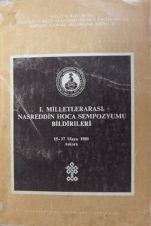 I.Milletlerarası Nasreddin Hoca Sempozyumu Bildirileri / 9-A-8