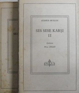 Ses Sese Karşı (2 cilt) / 11-Z-192