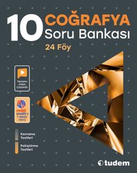 10. Sınıf Coğrafya Soru Bankası (24 Föy)