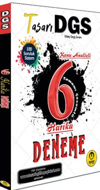 DGS 6 Harika Konu Analizli Çözümlü Deneme