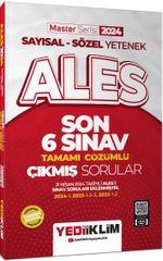 2024 ALES Sayısal - Sözel Yetenek Son 6 Sınav Tamamı Çözümlü  Çıkmış Sorular
