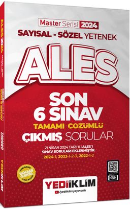 2024 ALES Sayısal - Sözel Yetenek Son 6 Sınav Tamamı Çözümlü  Çıkmış Sorular