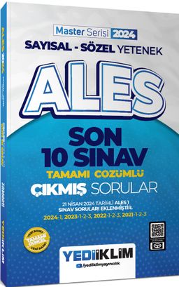 2024 ALES Sayısal - Sözel Yetenek Son 10 Sınav Tamamı Çözümlü  Çıkmış Sorular