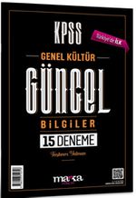 2025 KPSS Güncel Bilgiler 15 Deneme