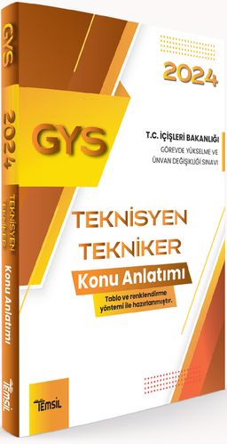 İçişleri Bakanlığı Görevde Yükselme ve  Ünvan Değişikliği Sınavı Teknisyen Tekniker Konu Anlatımı
