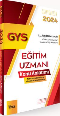 İçişleri Bakanlığı Görevde Yükselme ve  Ünvan Değişikliği Sınavı Eğitim Uzmanı Konu Anlatımı