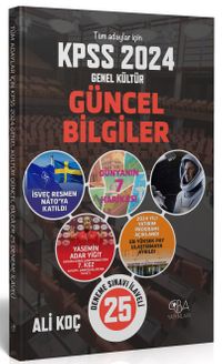 2024 KPSS Güncel Bilgiler Konu Anlatımı (25 Deneme İlaveli) 