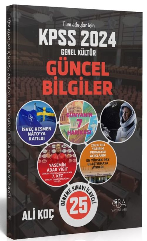 2024 KPSS Güncel Bilgiler Konu Anlatımı (25 Deneme İlaveli) 