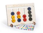 Montessori Ahşap Zeka Oyunları / Renkli Daire Labirent
