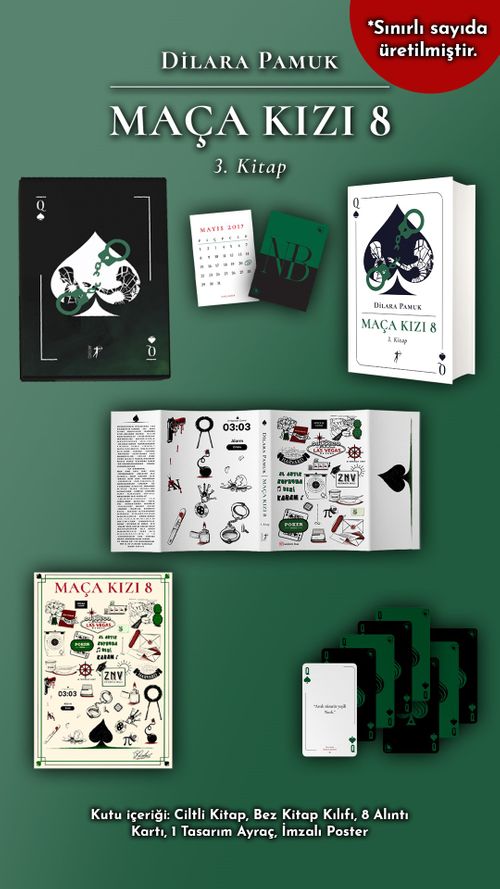 Maça Kızı 8 (3. Kitap) (Ciltli-Kutulu Set) (Dilara Pamuk) Fiyatı