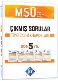 MSÜ Çıkmış Sorular Son 5 Yıl Tıpkı Basım Fasikülleri