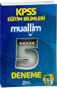2024 KPSS Eğitim Bilimleri Muallim 5 Deneme
