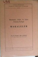 Mezhepler, Ahlak ve İslam Felsefesi İle İlgili Makaleler / 41-A-5
