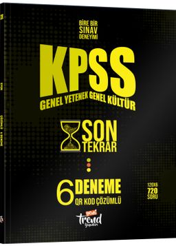 KPSS Son Tekrar QR Çözümlü 6 Deneme