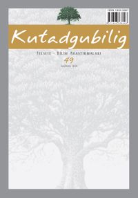 Kutadgubilig Felsefe-Bilim Araştırmaları Dergisi Sayı:49
