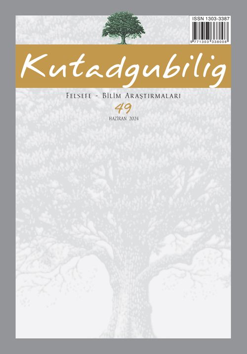 Kutadgubilig Felsefe-Bilim Araştırmaları Dergisi Sayı:49