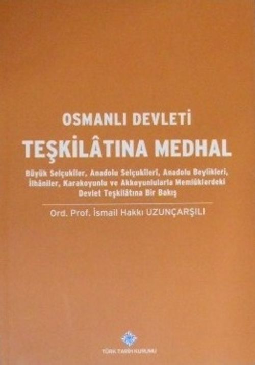 Osmanlı Devleti Teşkilatına Medhal (Kod:13-Z-188)
