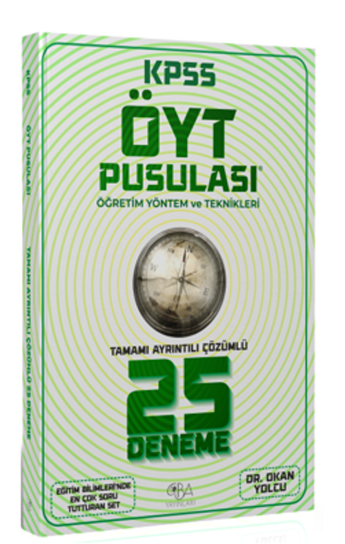 KPSS Eğitim Bilimleri Ölçme ve Değerlendirme 25 Deneme Çözümlü