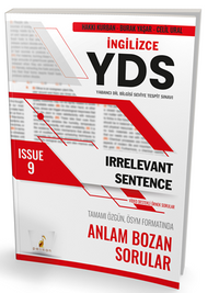 YDS İngilizce Irrelevant Sentence Issue 9