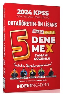 2024 KPSS Lise Ortaöğretim Ön Lisans 5 DenemeX Fasikül Çözümlü
