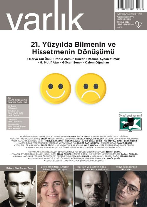 Varlık Edebiyat ve Kültür Dergisi Temmuz 2024