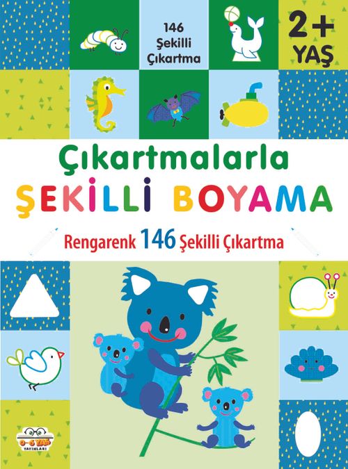 Çıkartmalarla Şekilli Boyama 2 Yaş Üstü