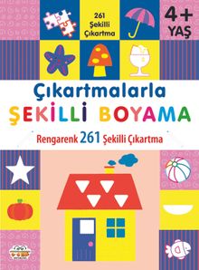 Çıkartmalarla Şekilli Boyama 4 Yaş Üstü